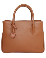 Grecale Tan Leather Handbag