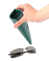 SQUEEZE EYEGLASS CASE-EMERALD