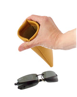 SQUEEZE EYEGLASS CASE-YELLOW