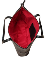 Borsa Shopper in Pelle Nera