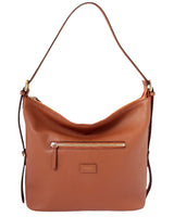 HOBO BAG - Tan Calf Leather