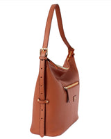 HOBO BAG - Tan Calf Leather