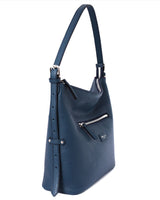 HOBO BAG -Navy Calf Leather