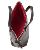 Mini Tote-Black Calf Leather