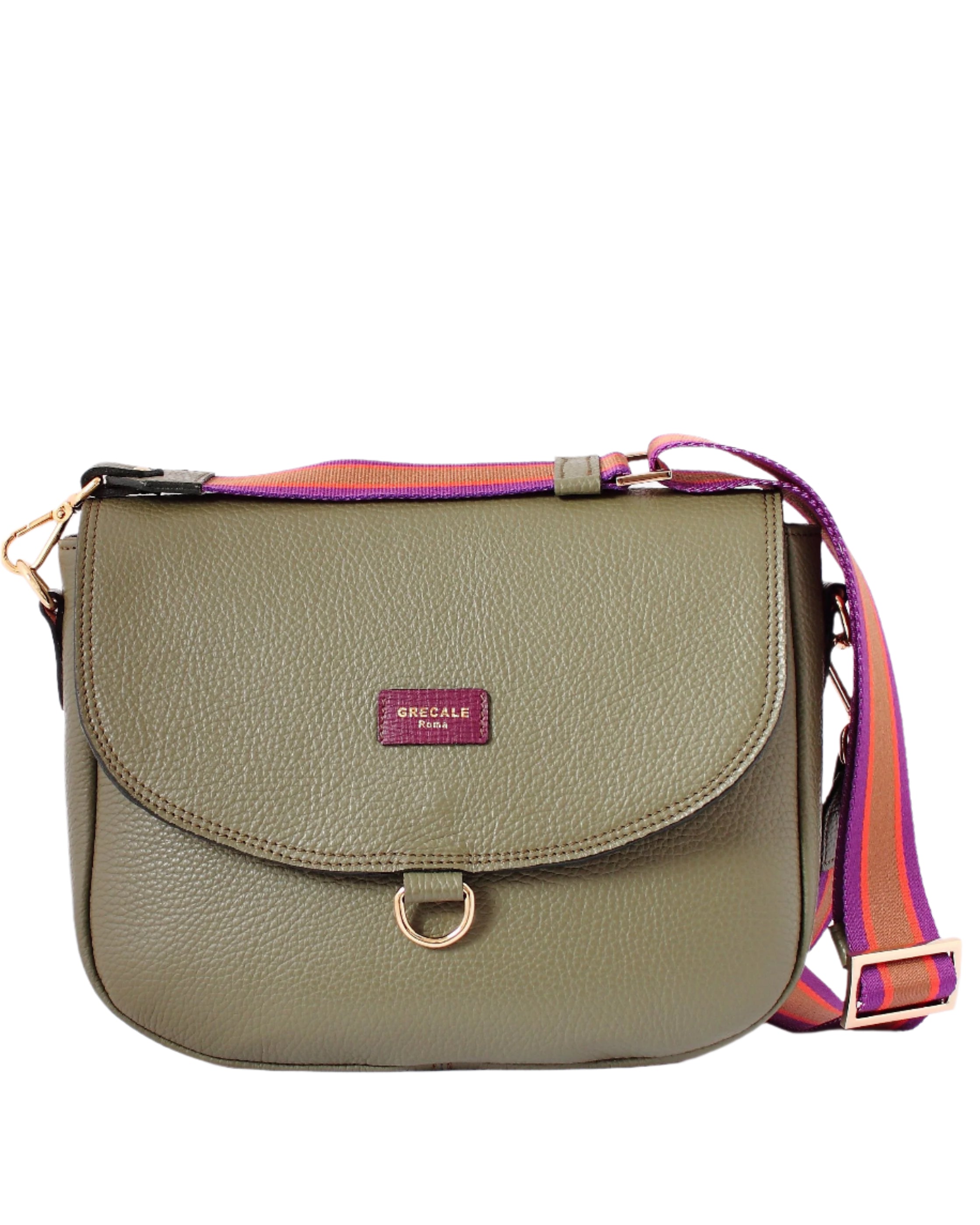 canada fossil preston leather backpack purse Military Green Leather Satchel Bag – Grecale Bags