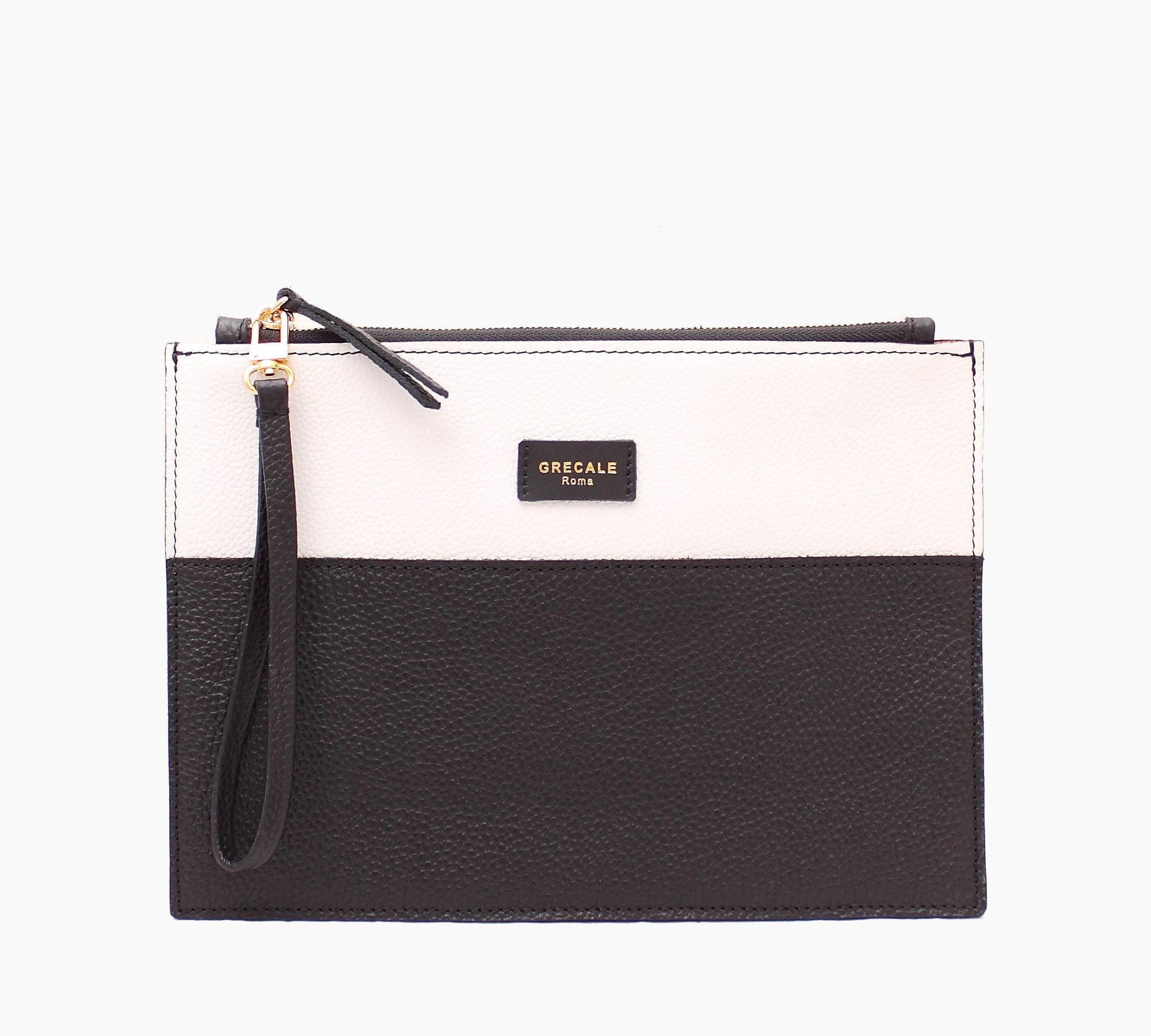 Pochette bianca e nera clearance