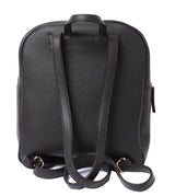 Black Leather Backpack- Calf Leather - Grecale Bags