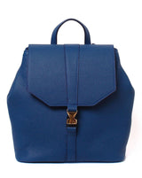 Cobalt Blue Backpack- Calf Leather - Grecale Bags