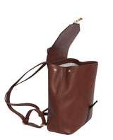 Brown Backpack in Calf Leather - Grecale Bags