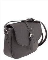 Saddle Satchel Bag- Black Calf Leather