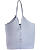 SIENNA- LIGHT BLUE SHOPPING TOTE
