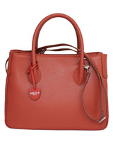 'Audrey' Rusty orange Handbag-Calf Leather
