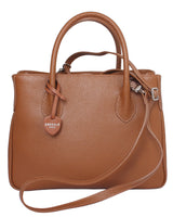 Grecale Tan Leather Handbag