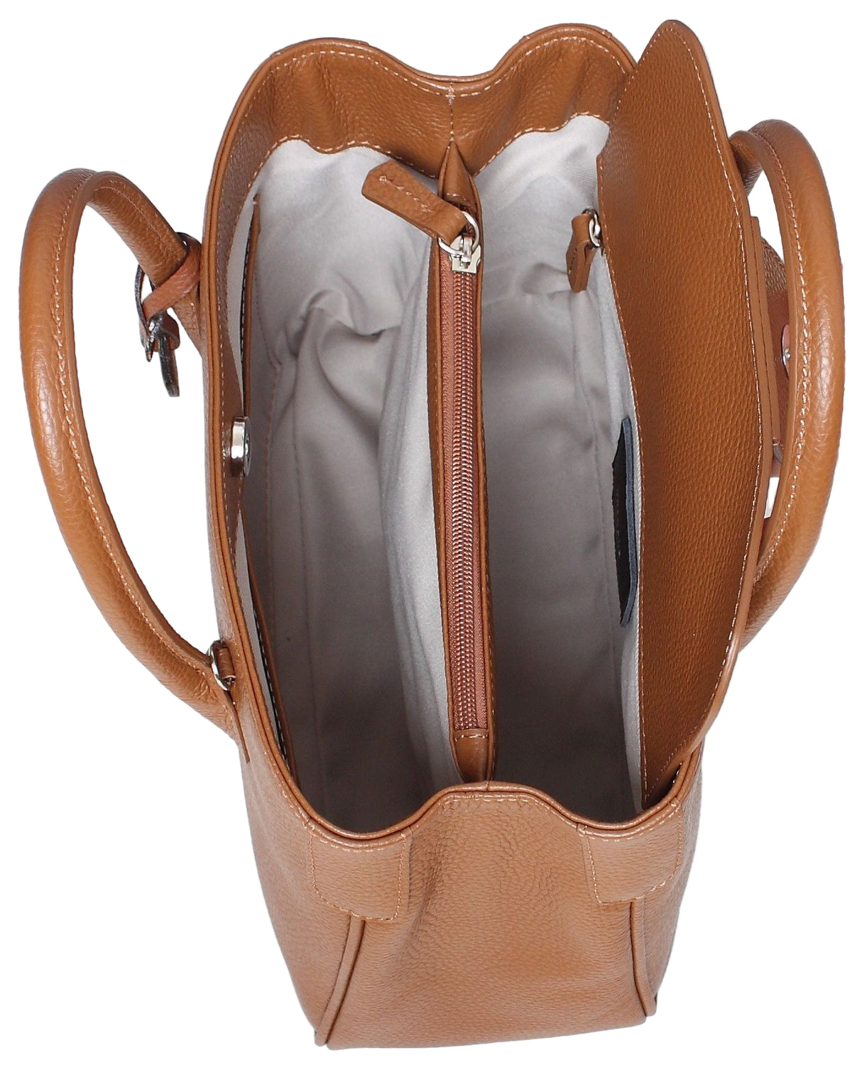 Tan Italian Leather Handbag – Grecale Bags