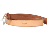 Tan Calf Leather Belt