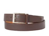 Brown Leather Belt- Calf Leather