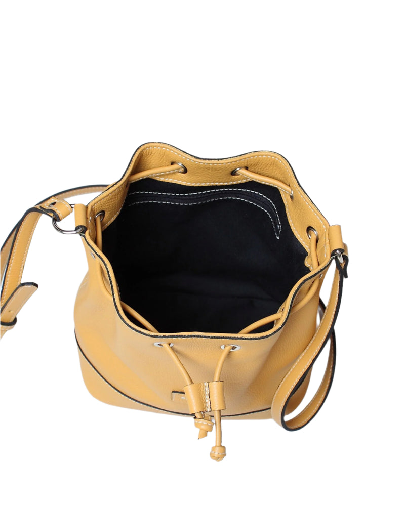 BUCKET- Yellow Calf Leather