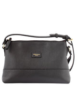 Black Leather Cross Body Bag