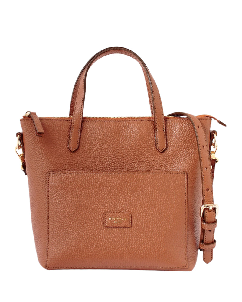 Mini Tote Tan Leather