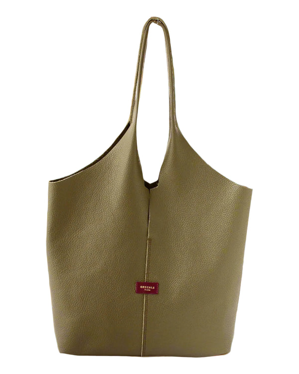 Green Leather Tote