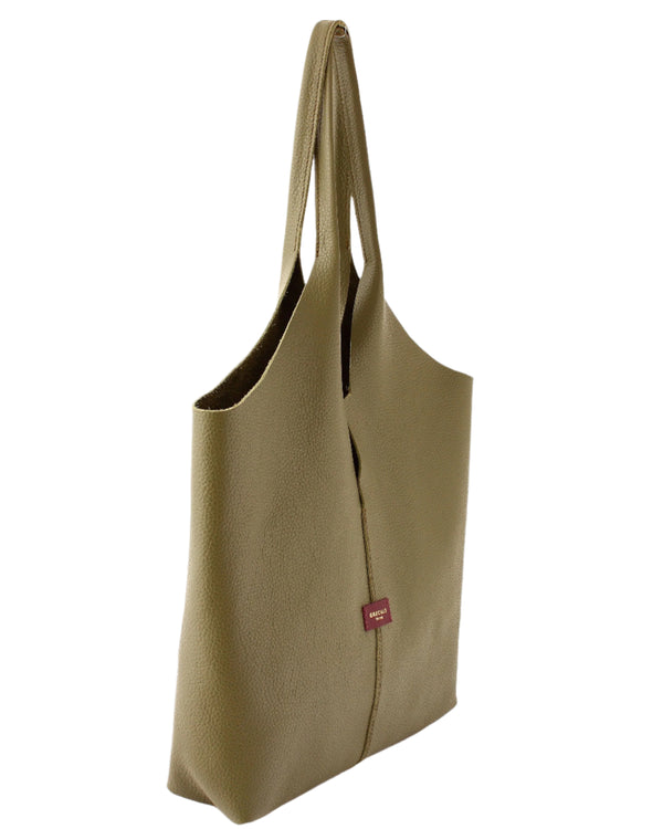 SIENNA- MILITARY GREEN SHOPPING TOTE