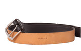 Dark Brown Leather Belt- Calf Leather - Grecale Bags