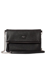 Black Fold Over Purse with chain