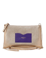 Gold Leather Clutch - Grecale Bags