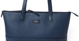 Navy Leather Tote- Calf Leather - Grecale Bags