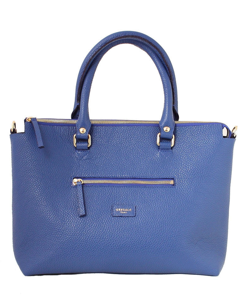 Cobalt Blue Handbag-Calf Leather