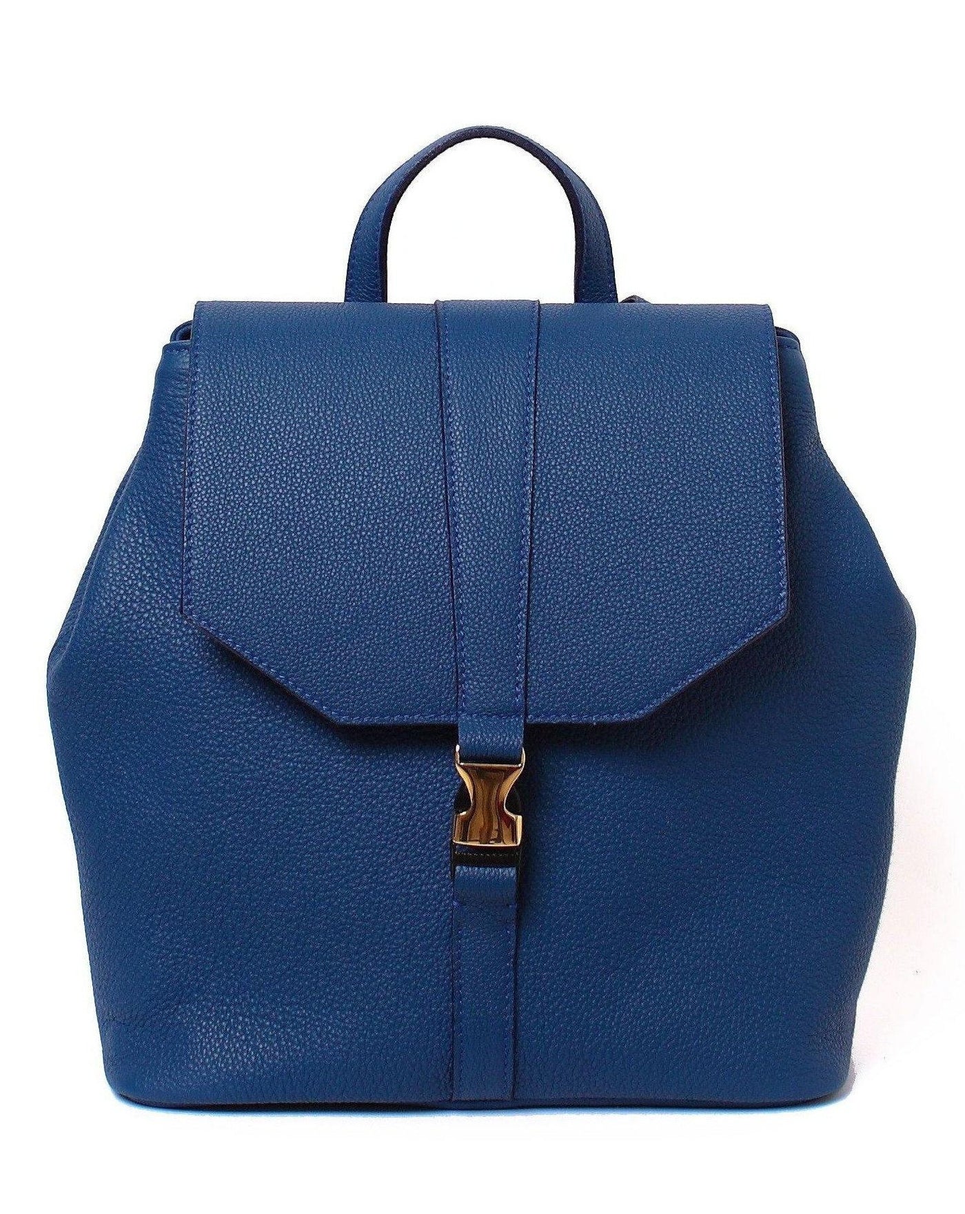 Navy leather backpack outlet
