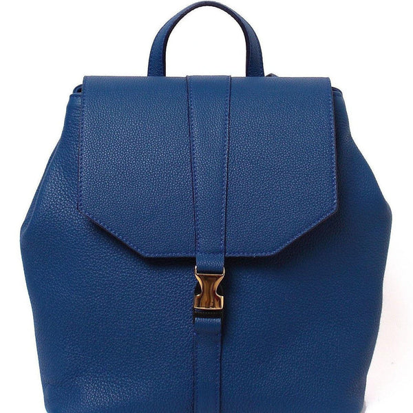 Cobalt Blue Leather Backpack – Grecale Bags